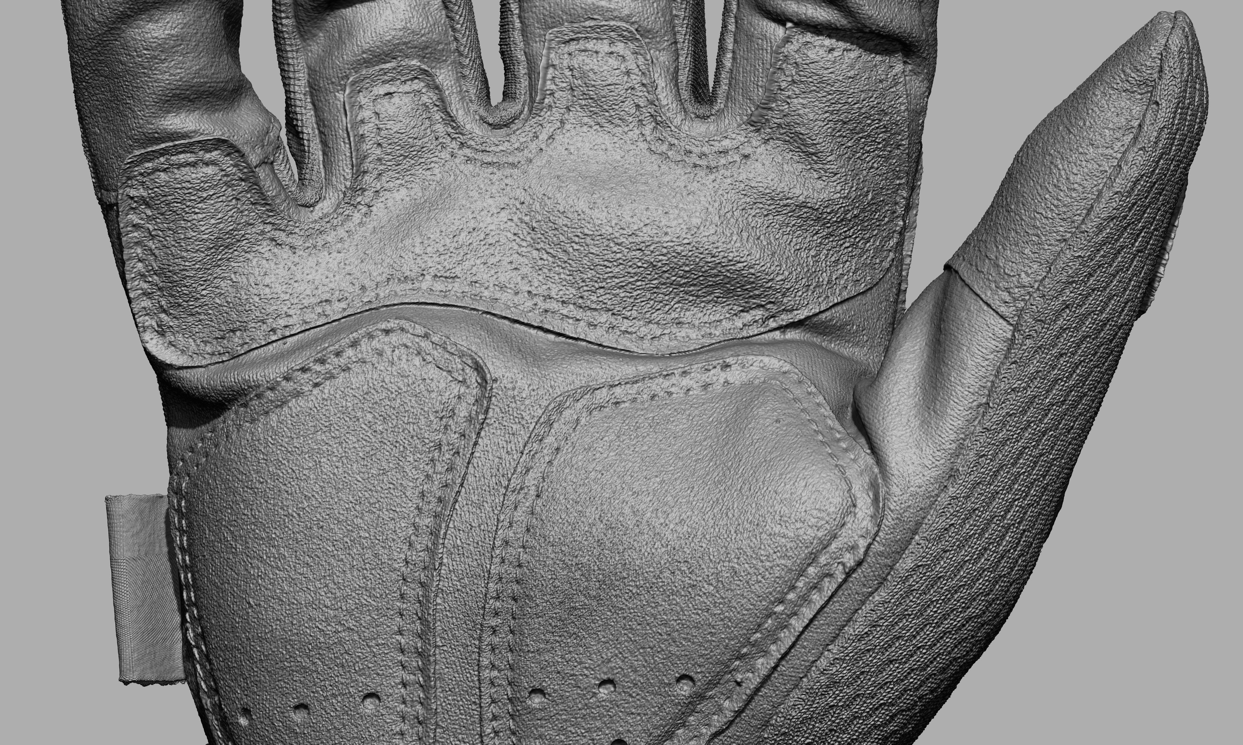 Tactical Gloves 006 Low-poly 3D model_8