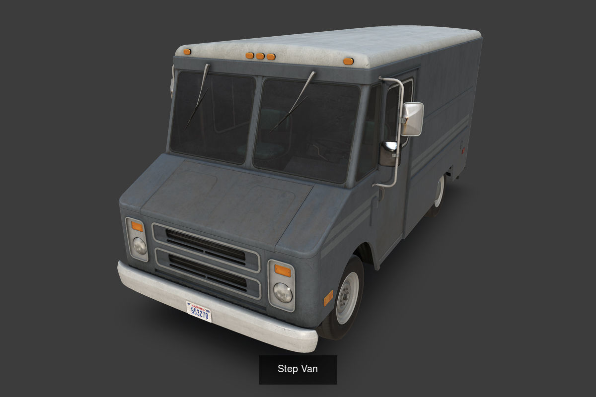 Background Vehicles Pack 3D Model Collection_5