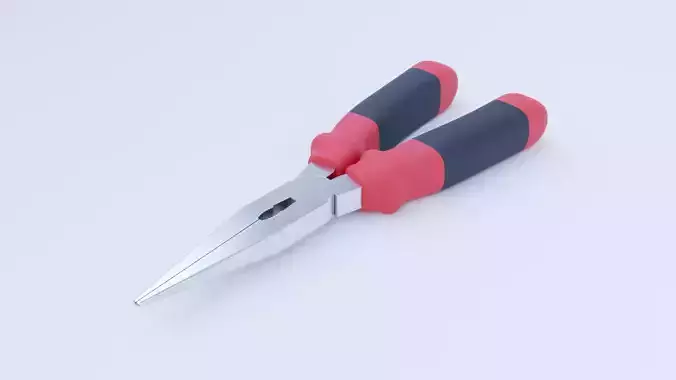 Needle Nose Pliers Low-poly 3D model
