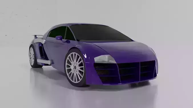 Taarzan the Wonder Car Model Free 3D model