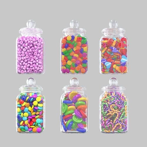 Candy Jar 3D model