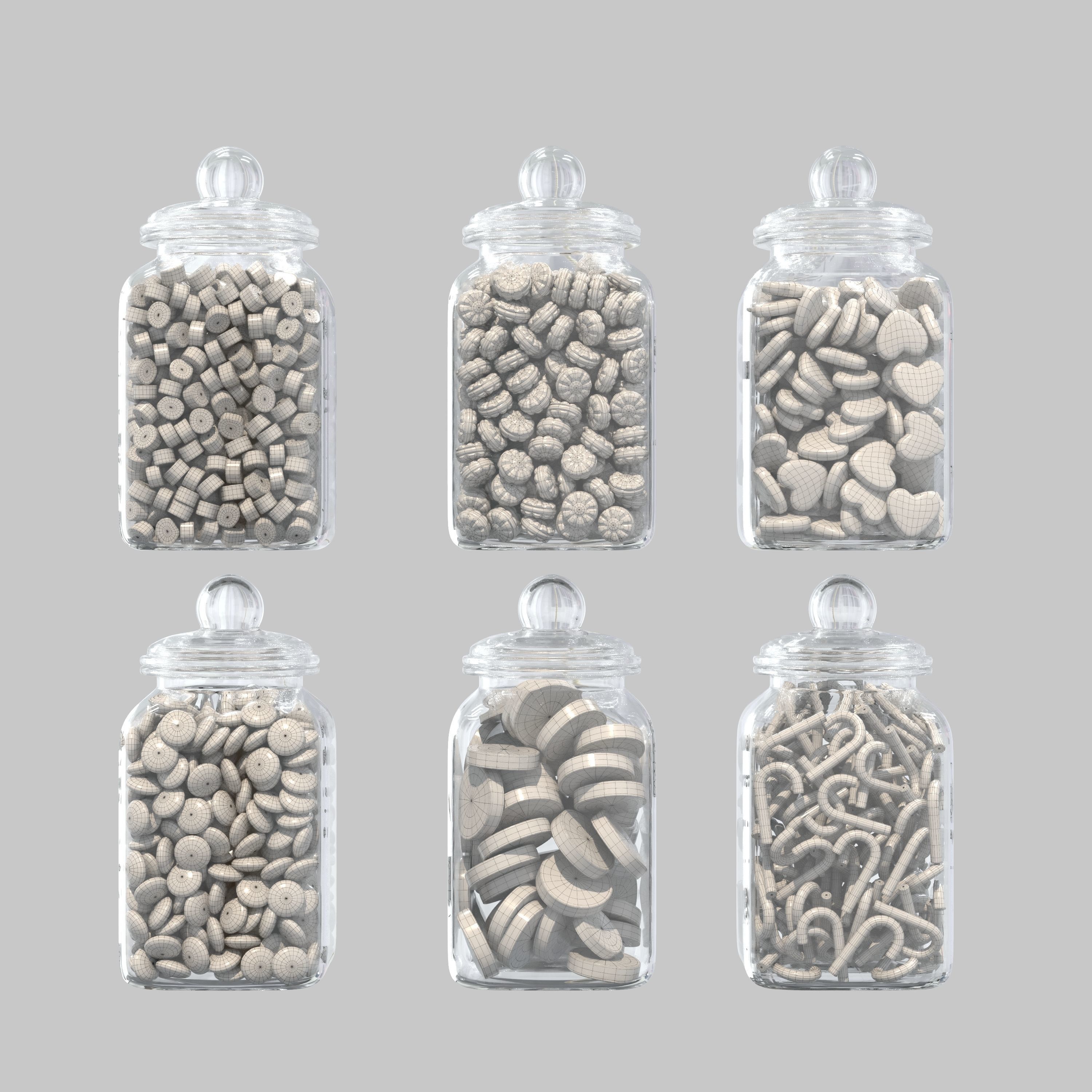 Candy Jar 3D model_4