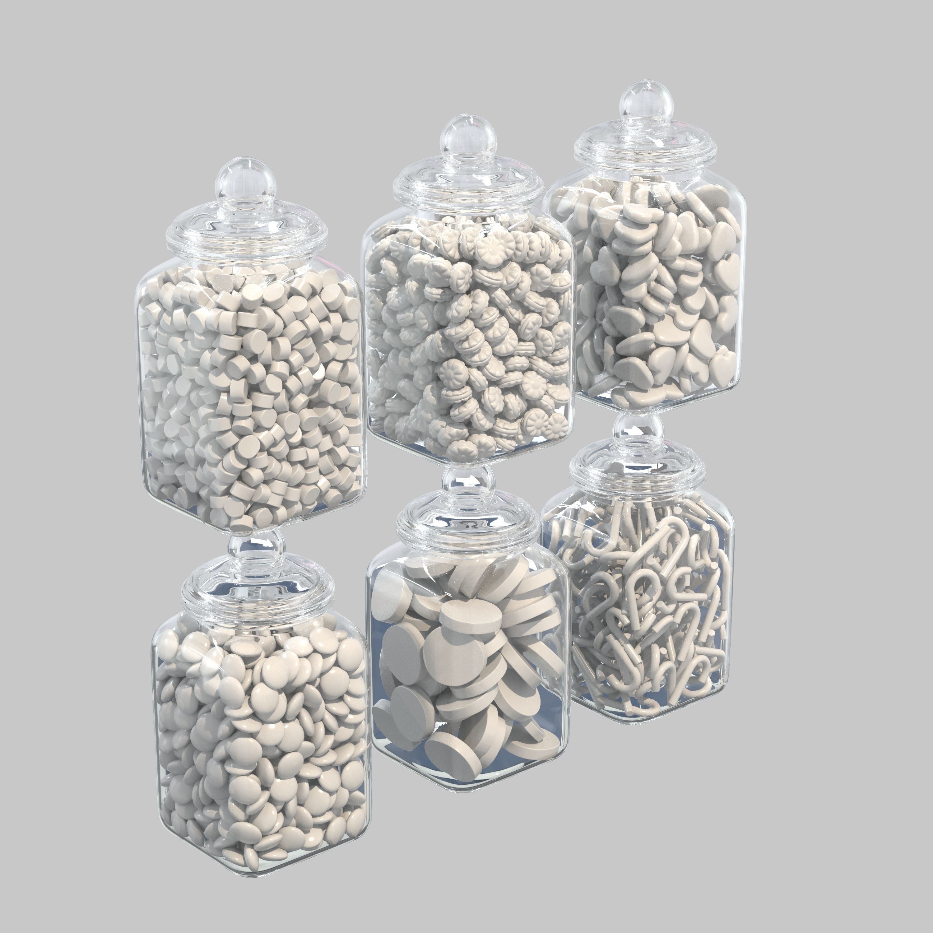 Candy Jar 3D model_5