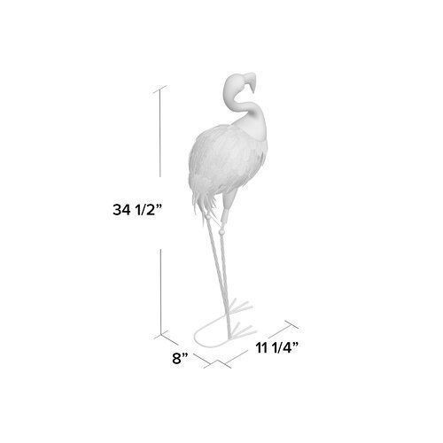 Pink Moriah Flamingo Garden Art 3D model_1