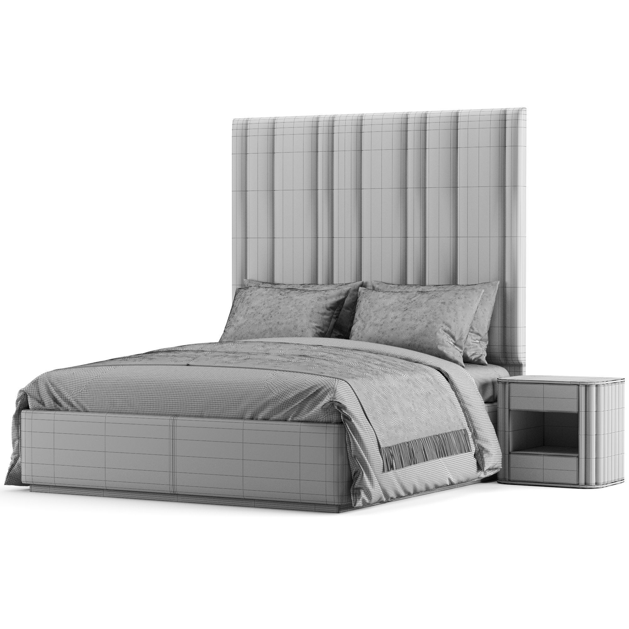 The Sofa And Chair Company Theo Bed 3D model CGTrader