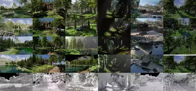 Exterior Landscape pack collection 