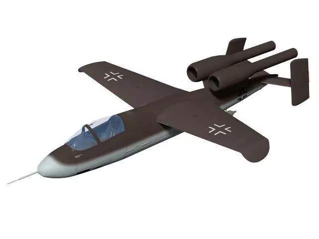 Heinkel He 162 A10 3D model