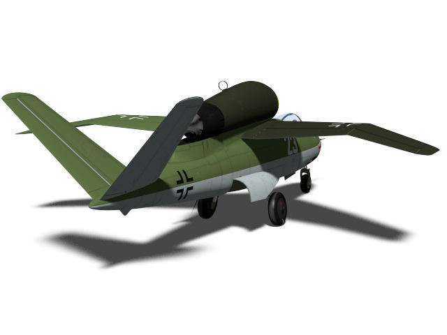 Heinkel He 162 C 3D model_3