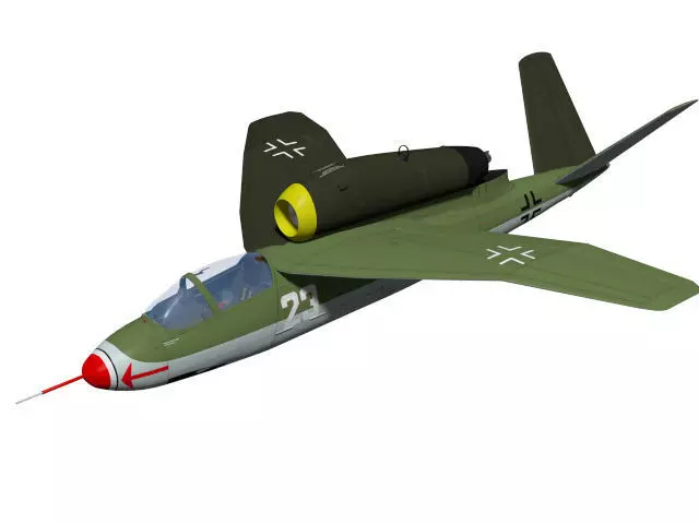 Heinkel He 162 C 3D model_0