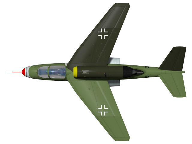 Heinkel He 162 C 3D model_6
