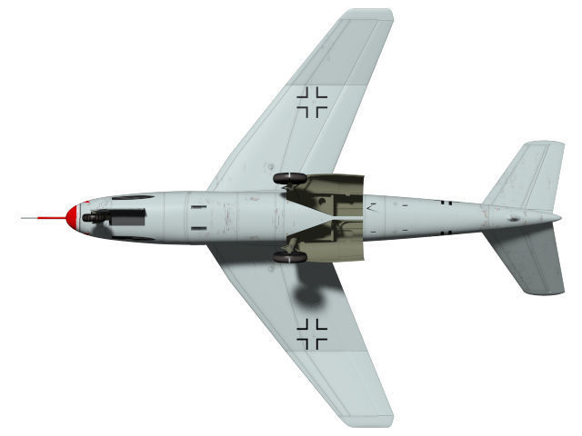 Heinkel He 162 C 3D model_7