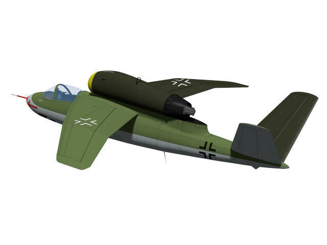Heinkel He 162 C 3D model_1