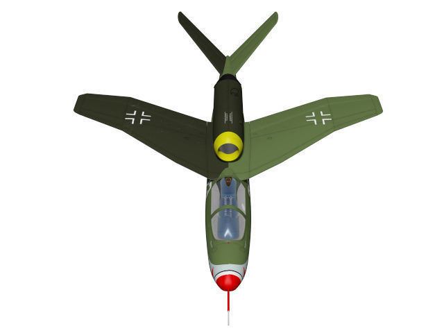 Heinkel He 162 C 3D model_11