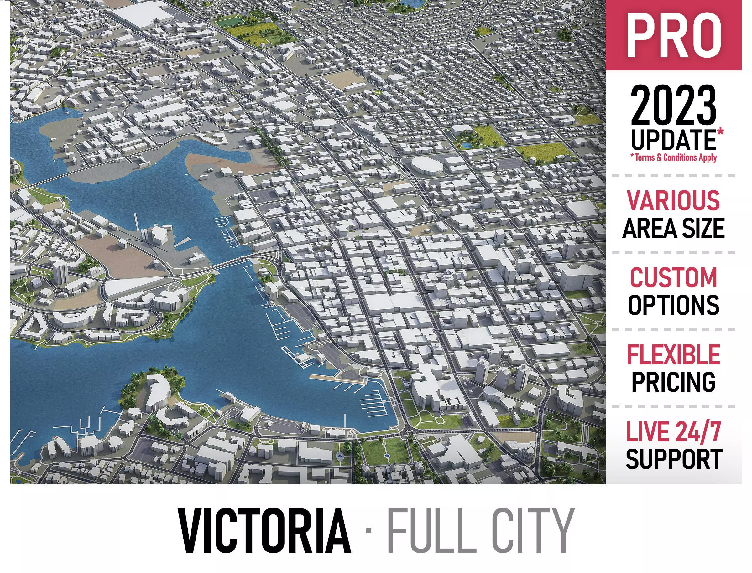 Victoria Low-poly 3D model_0