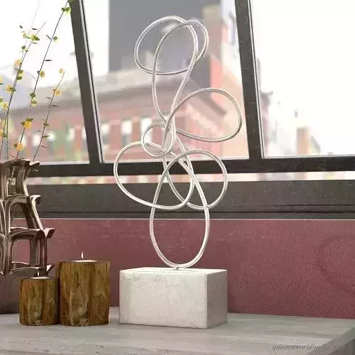 World Menagerie Metal Abstract Sculpture