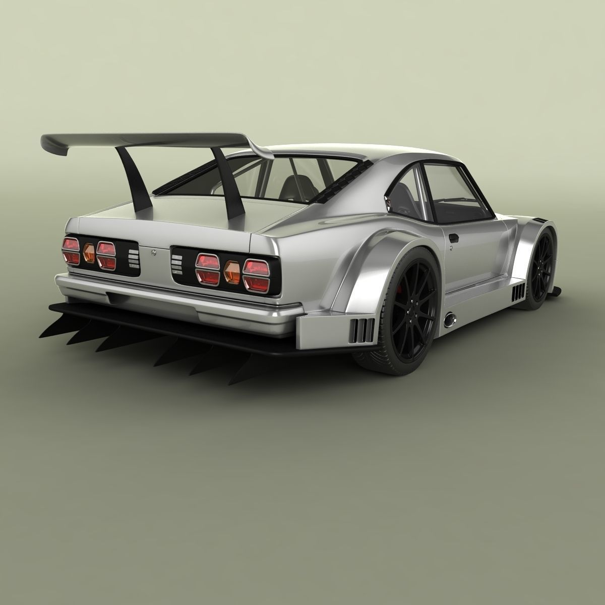 Mazda RX3 Racing 3D model_2