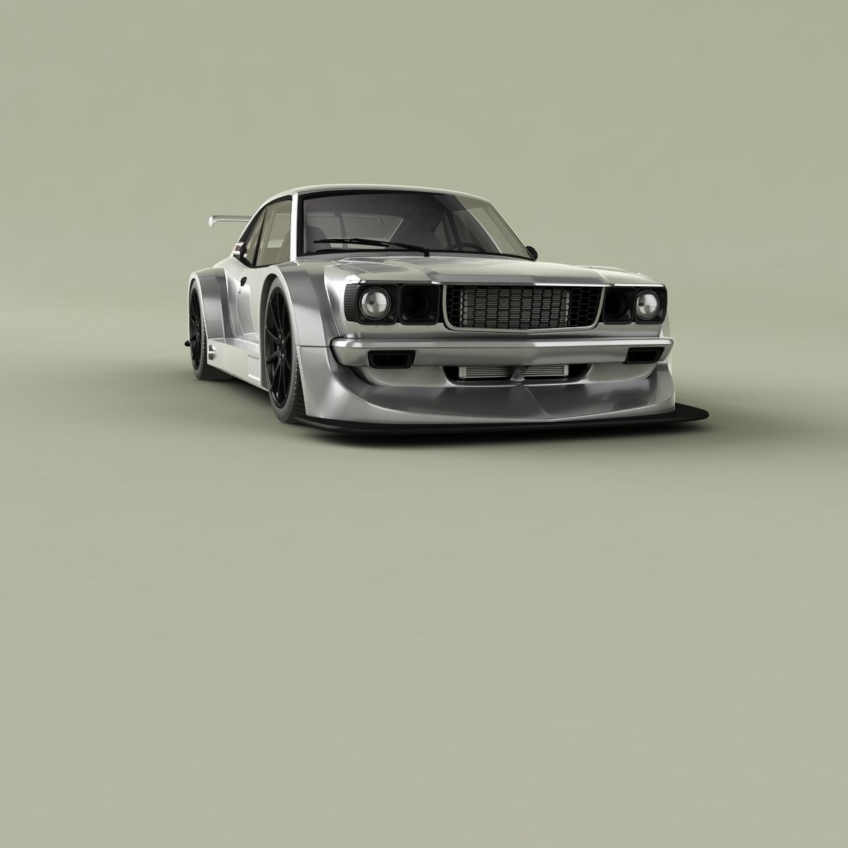 Mazda RX3 Racing 3D model_8