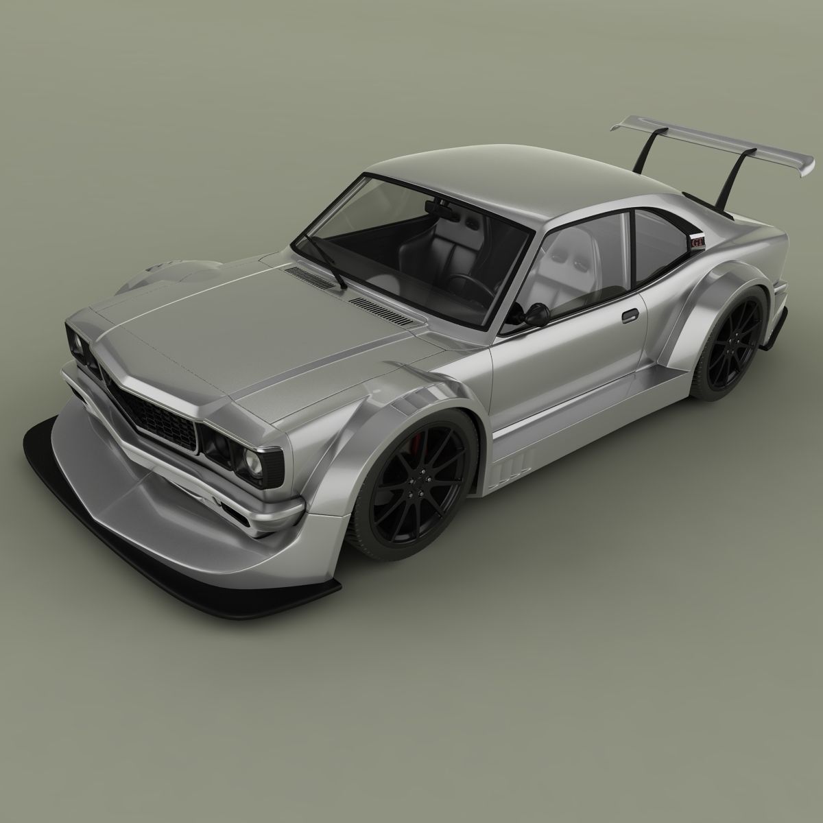 Mazda RX3 Racing 3D model_5