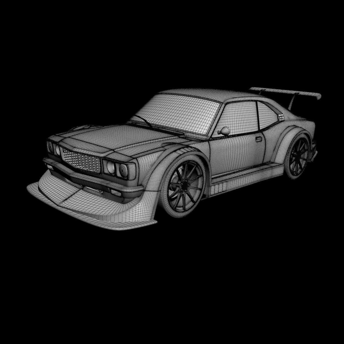 Mazda RX3 Racing 3D model_13