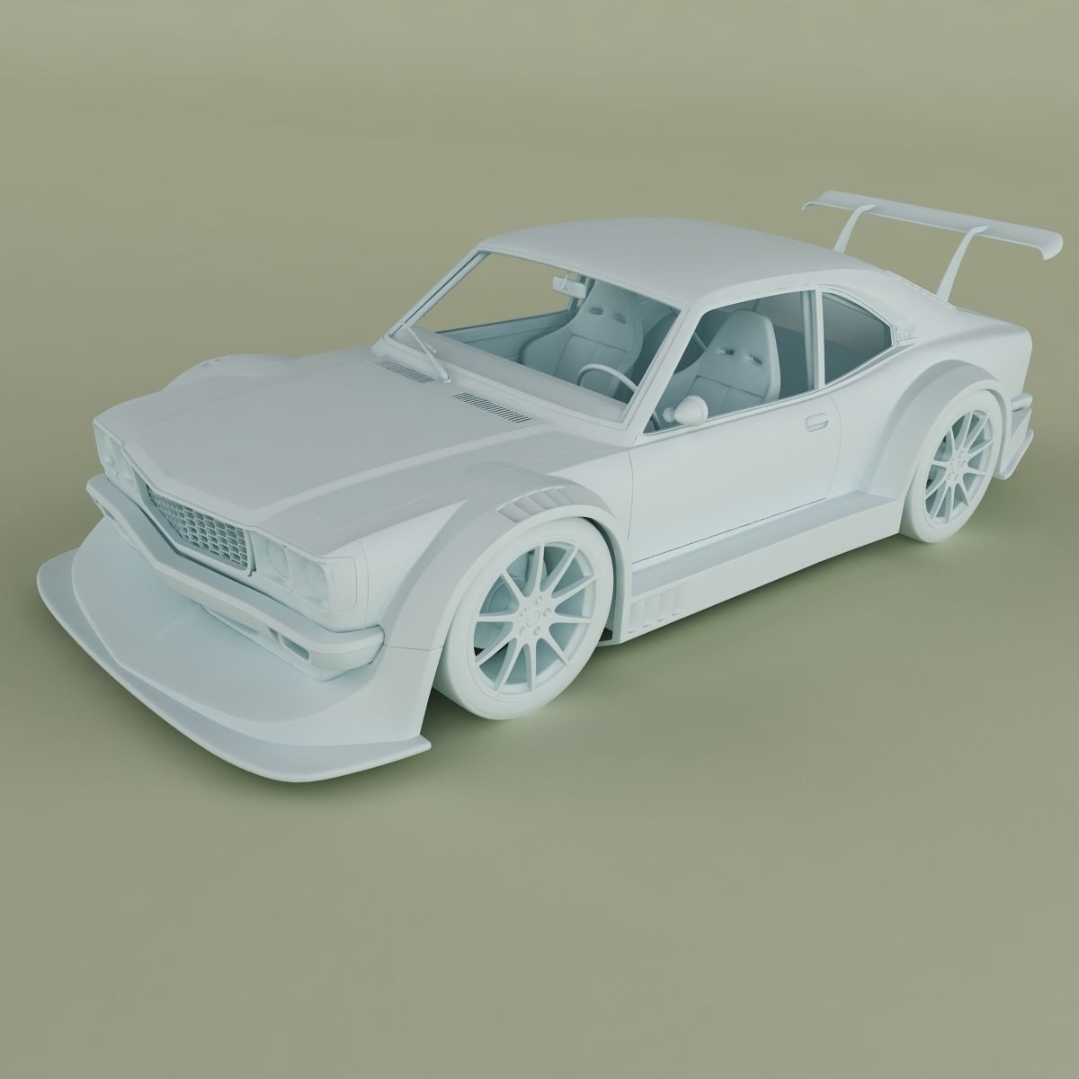 Mazda RX3 Racing 3D model_11