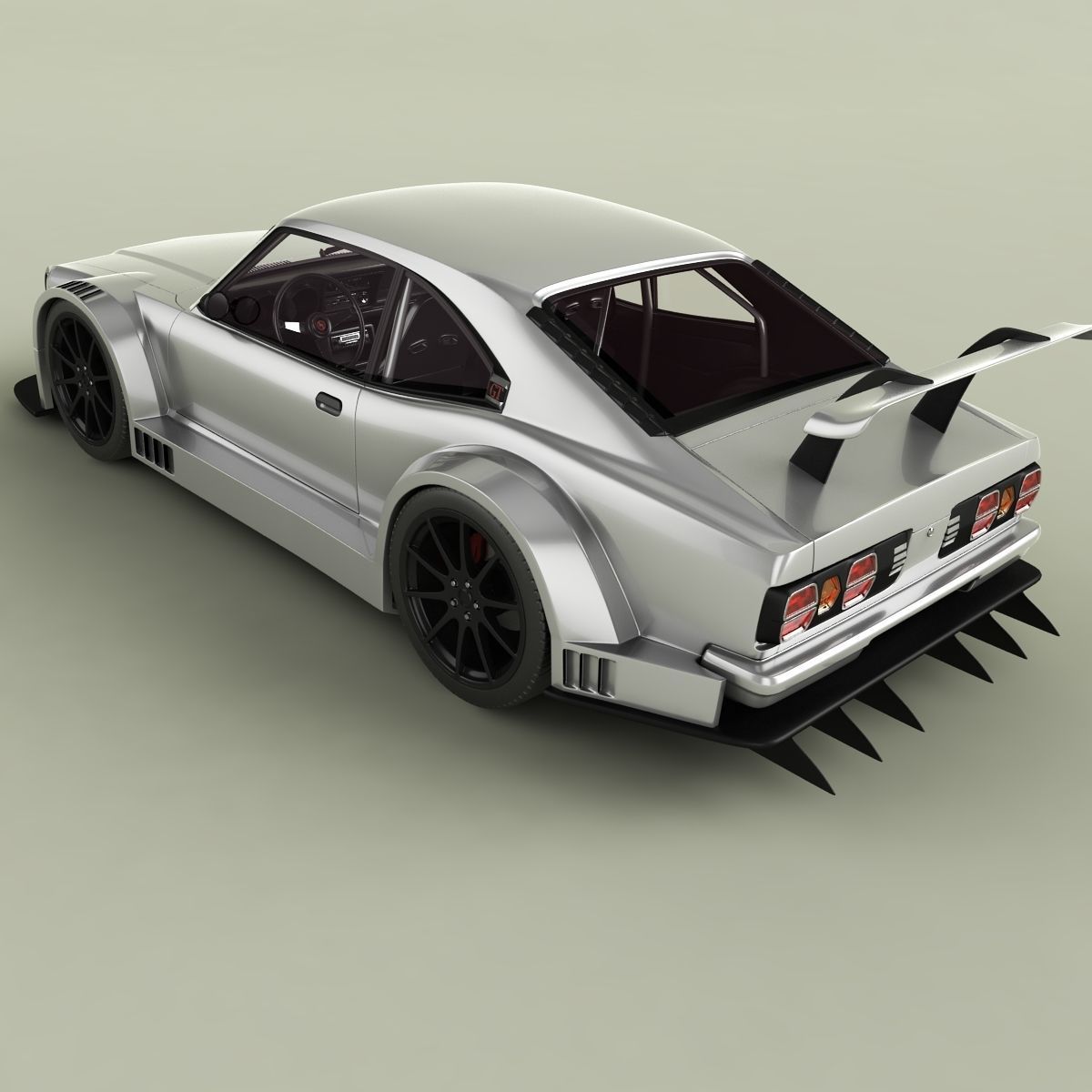 Mazda RX3 Racing 3D model_7