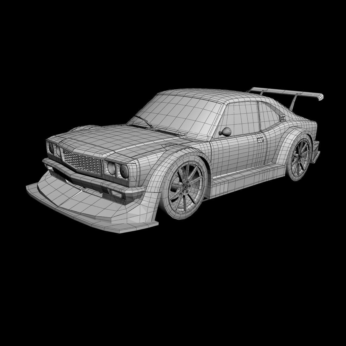 Mazda RX3 Racing 3D model_12