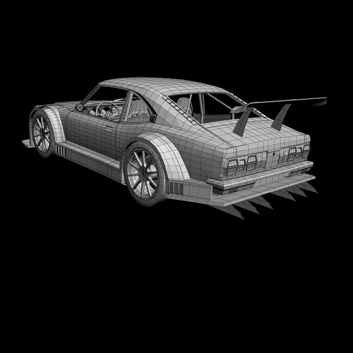 Mazda RX3 Racing 3D model_14