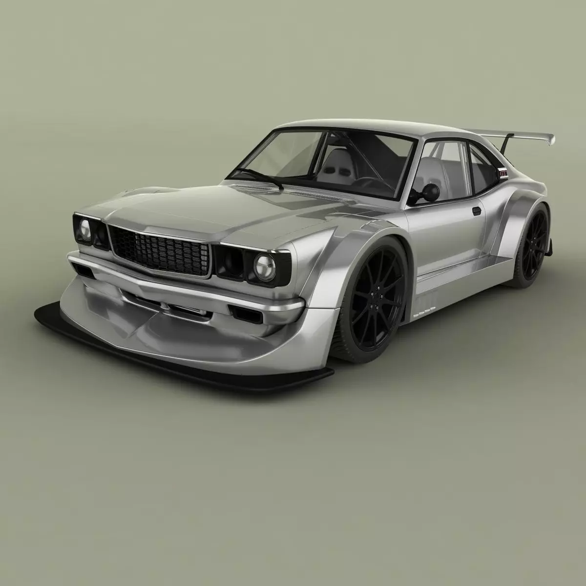 Mazda RX3 Racing 3D model_0