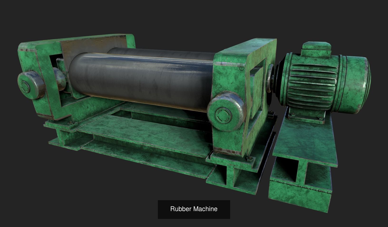 Rubber Factory Props 3D Model Collection_1