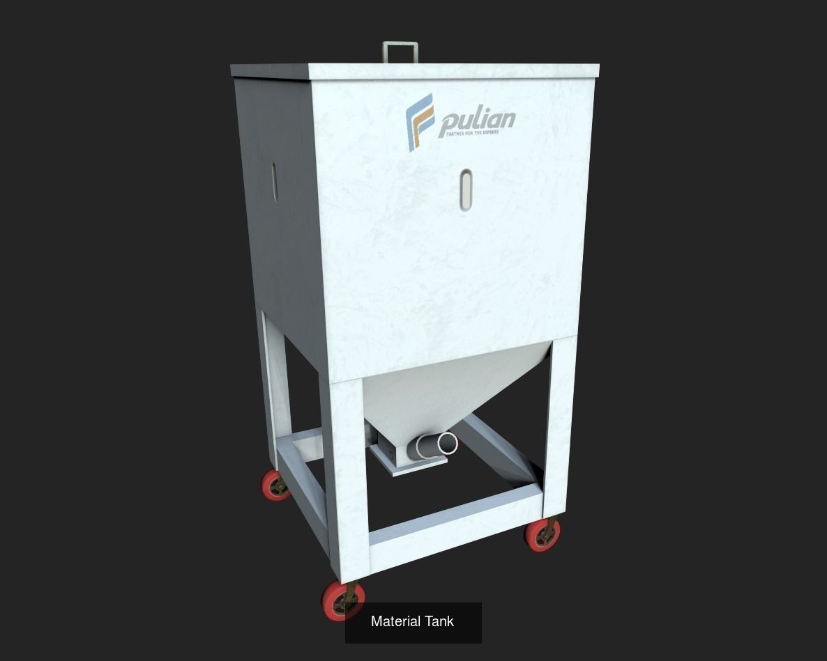 Rubber Factory Props 3D Model Collection_12