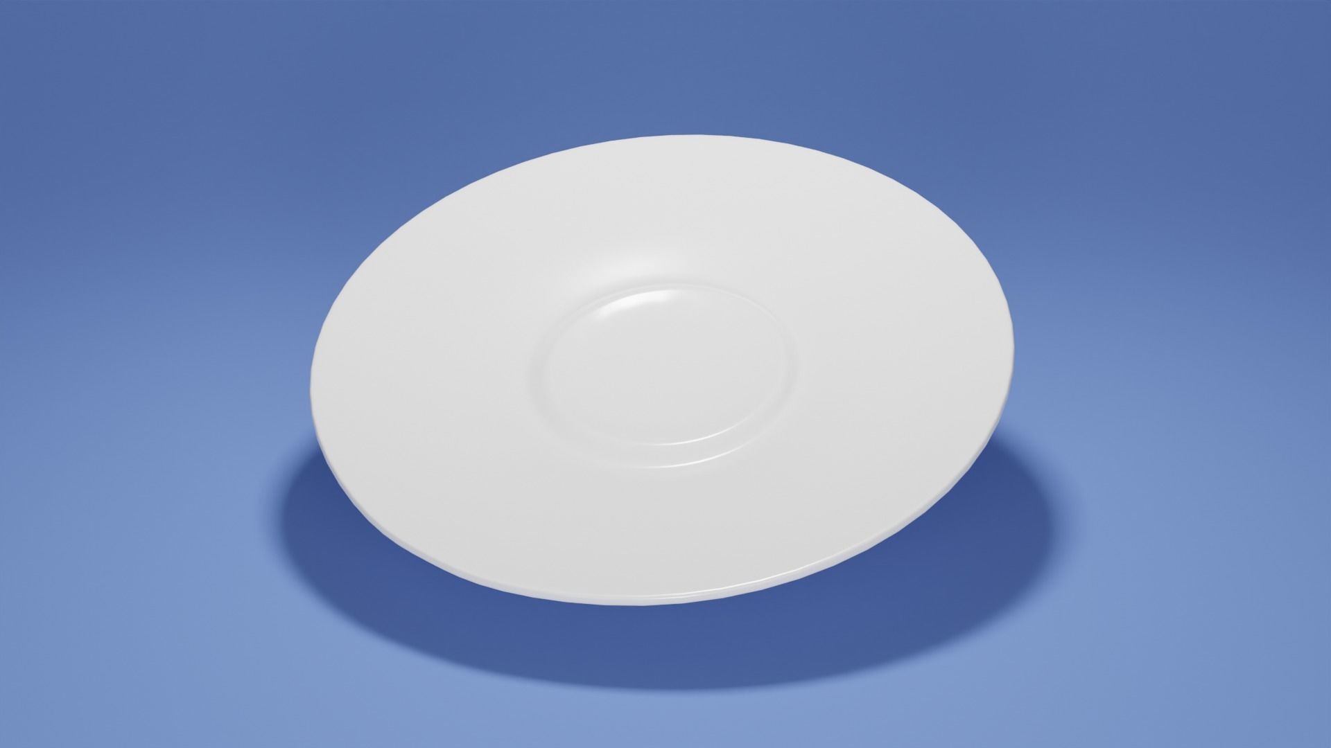 Tea Coffee cup and Saucer Cartoon 3D model_6