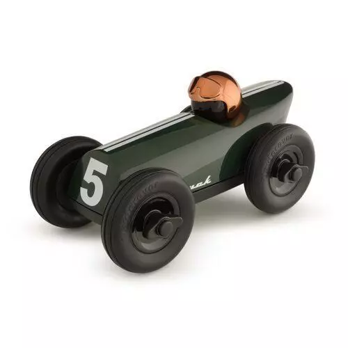 Burn Dark Green Copper Helmet Bentley Race Car 3D model