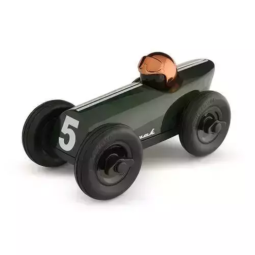 Burn Dark Green Copper Helmet Bentley Race Car