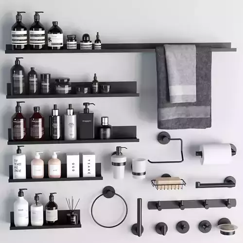 Bathroom accessories 11 3D model