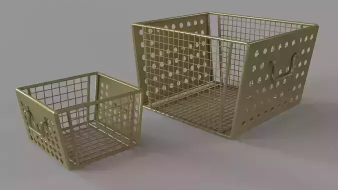 Perforated Metal Storage Large and Small