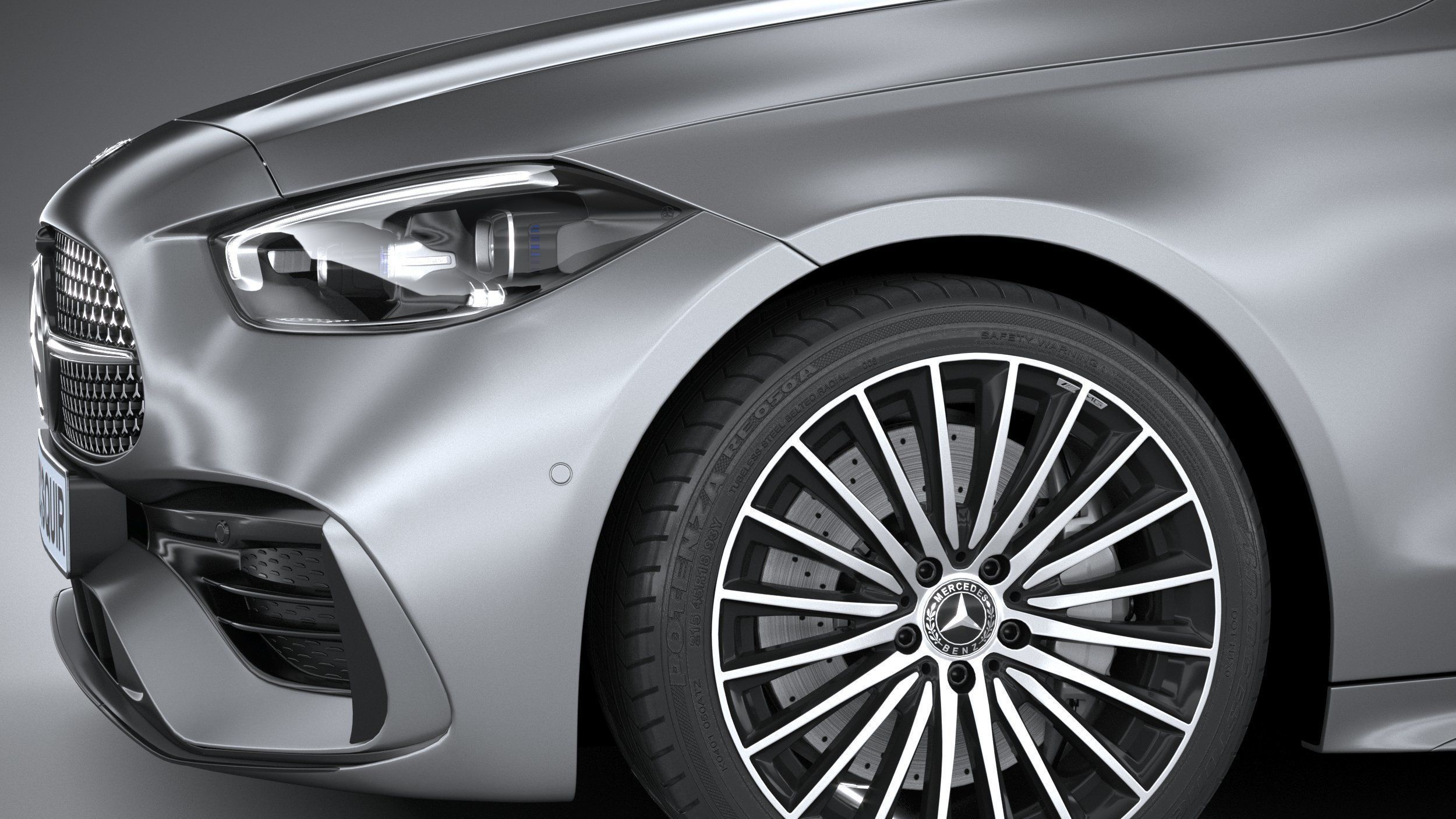 Mercedes-Benz C-Class 2022 3D model_3