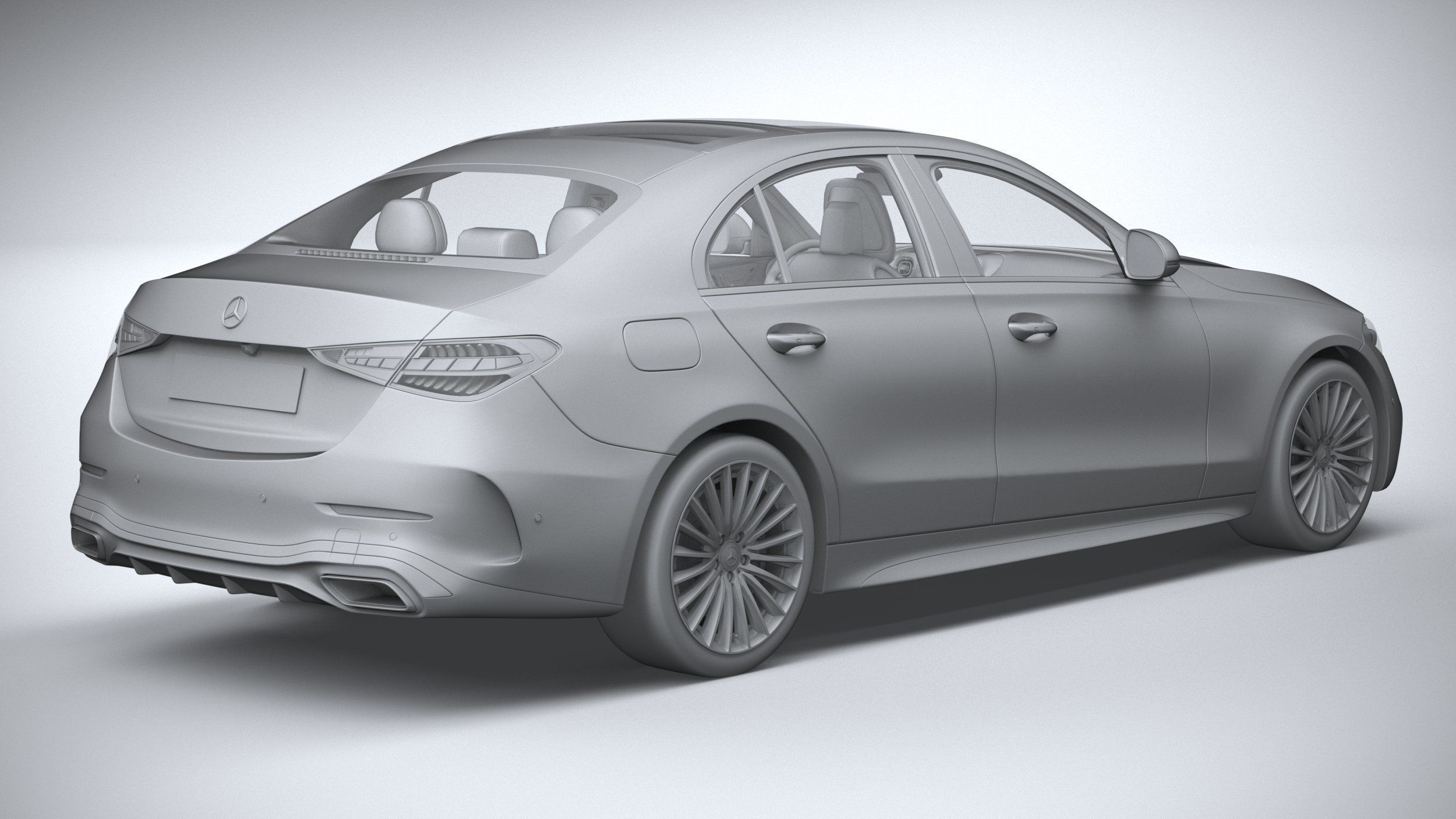 Mercedes-Benz C-Class 2022 3D model_25