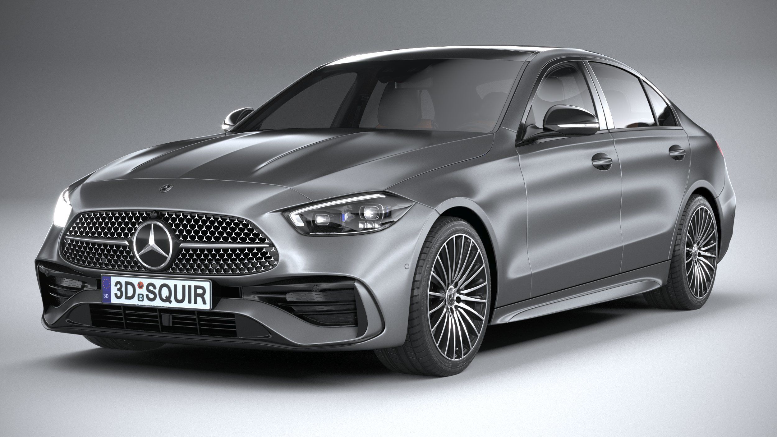 Mercedes-Benz C-Class 2022 3D model_2
