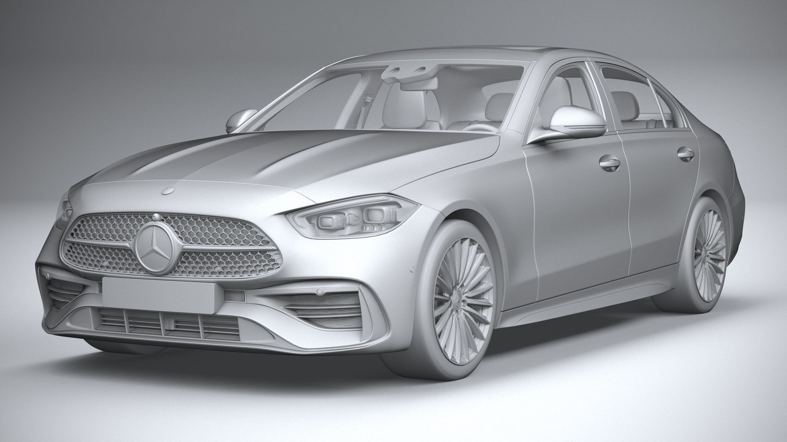 Mercedes-Benz C-Class 2022 3D model_20