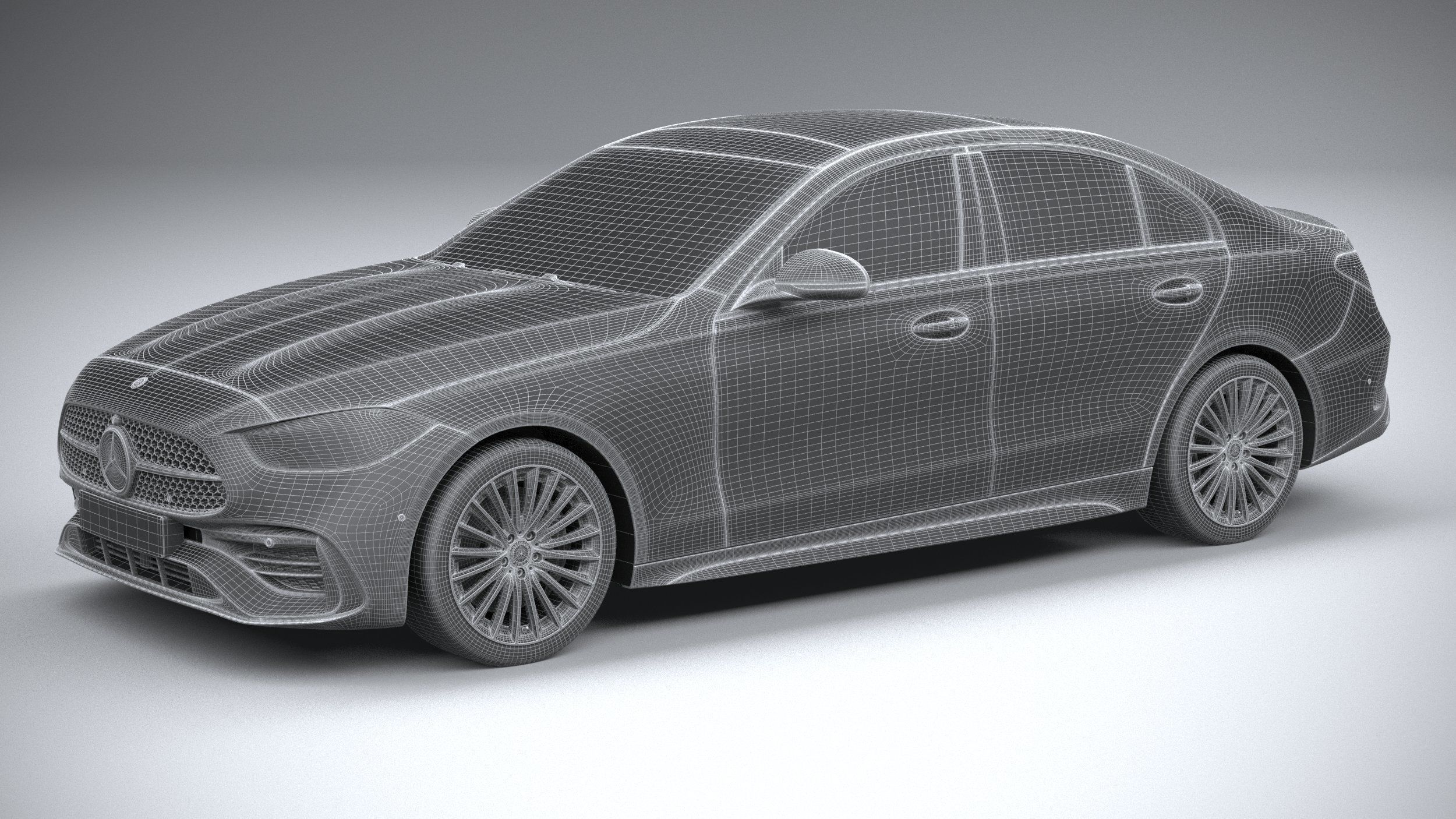 Mercedes-Benz C-Class 2022 3D model_30