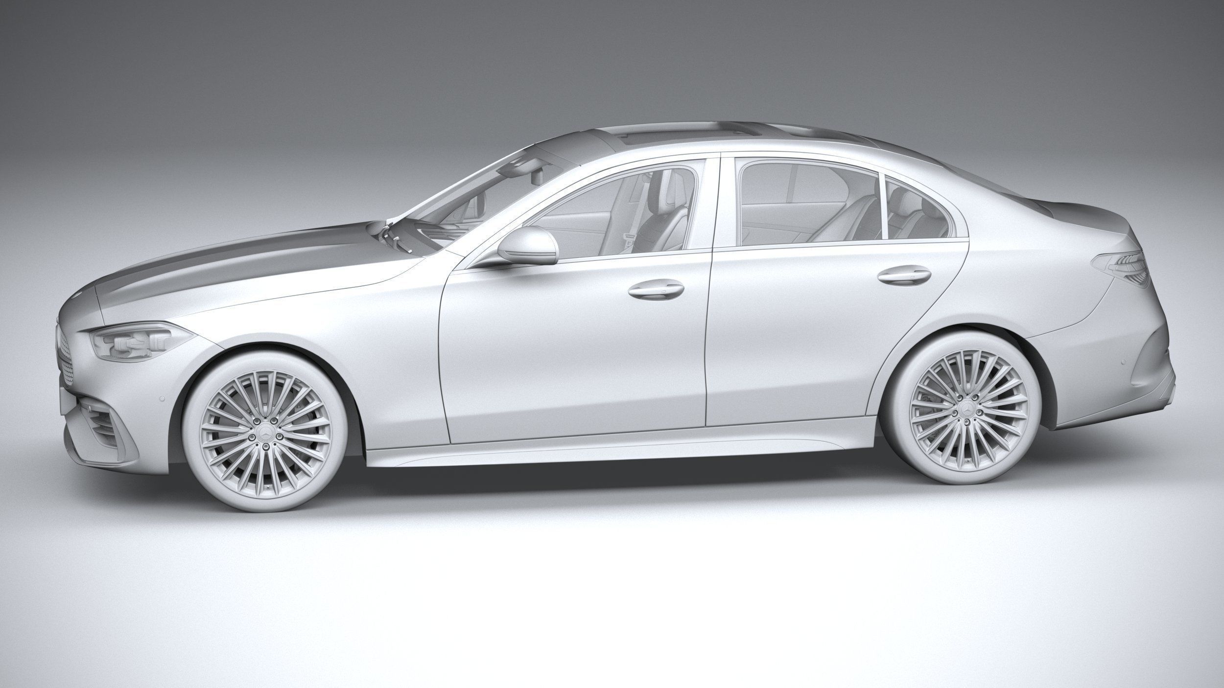 Mercedes-Benz C-Class 2022 3D model_22
