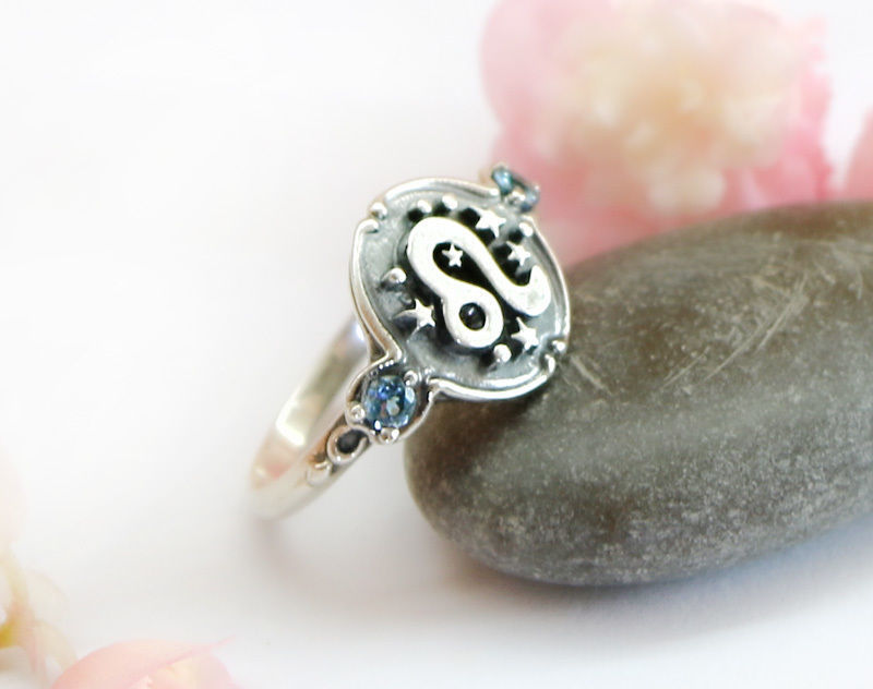 Zodiac signs ring set 3D model for printing Horoscope jewelry 3D print model_1