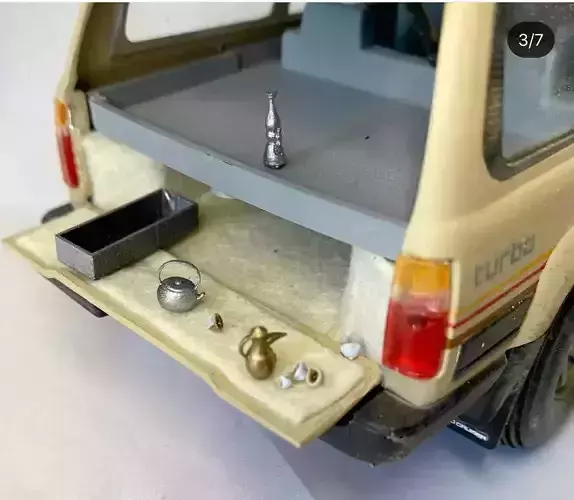 Diorama Items - Arabic Bedouin BBQ picnic 3D print model