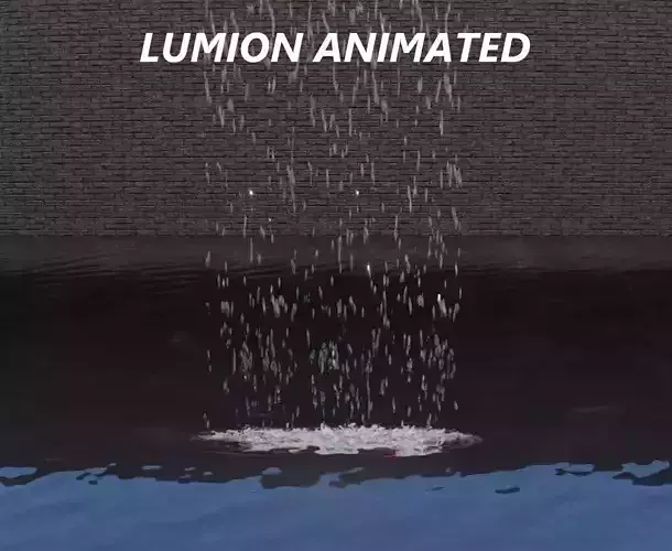 Lumion fountain - animated