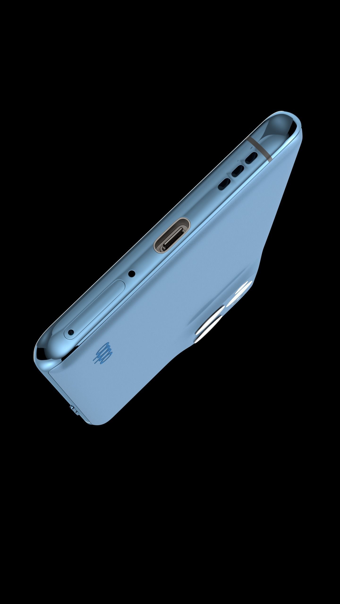 OPPO Find X3 refinement modeling rendering  3D model_5