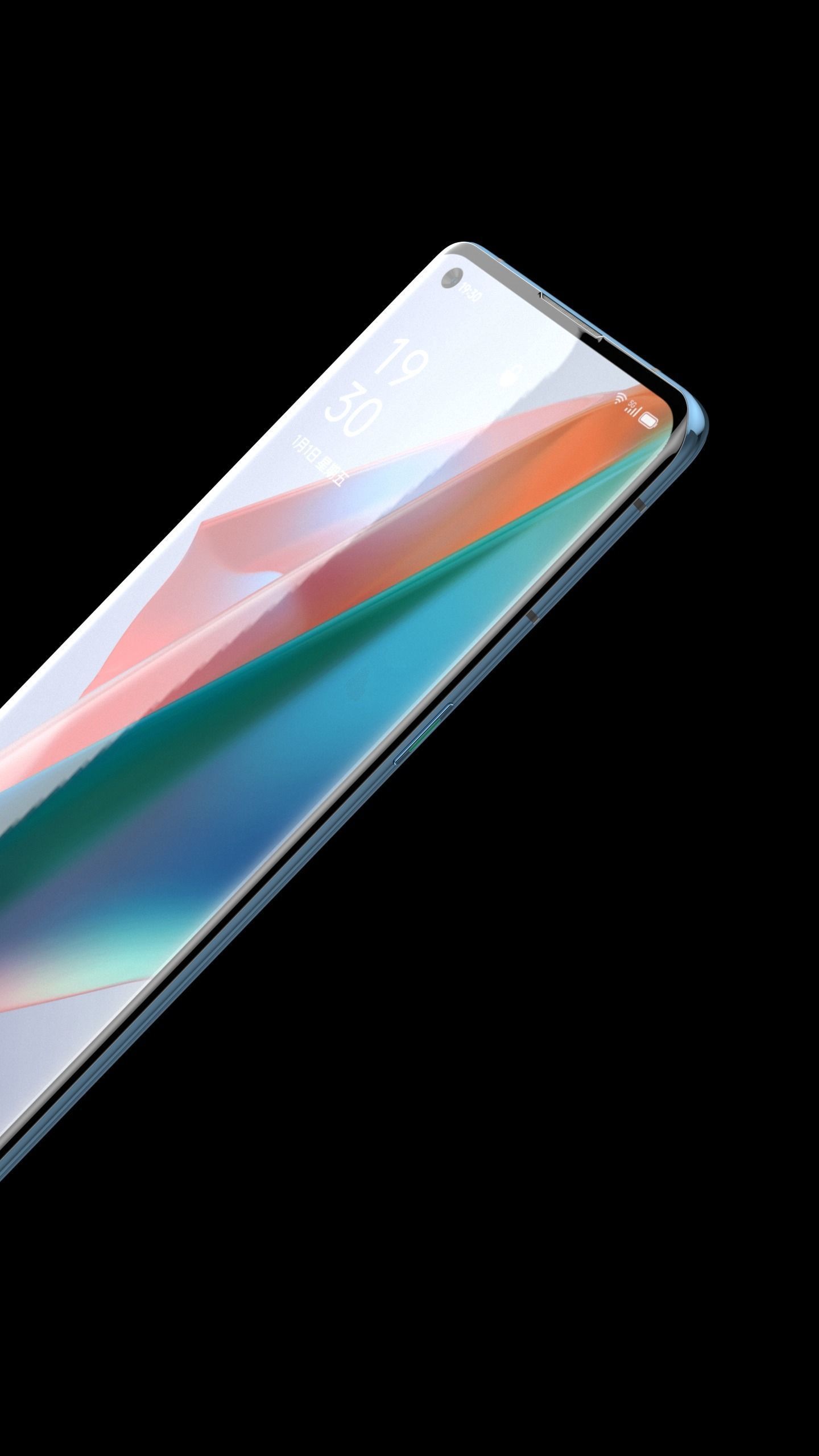 OPPO Find X3 refinement modeling rendering  3D model_6