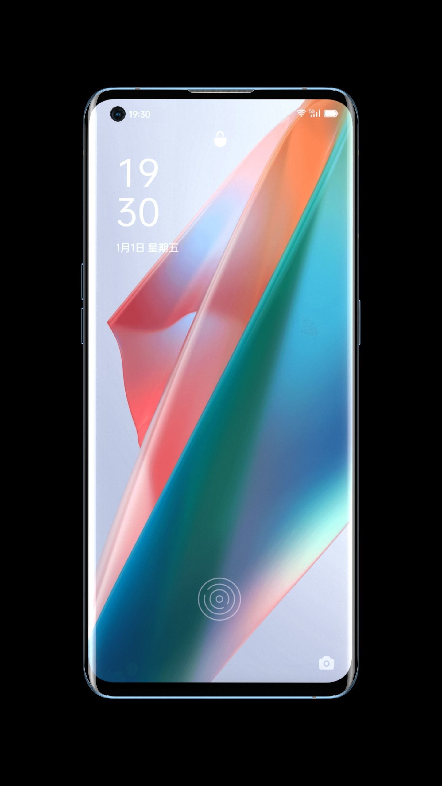 OPPO Find X3 refinement modeling rendering  3D model_8