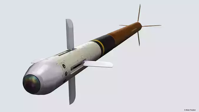 FZ275 Laser Guided Rocket 3D model