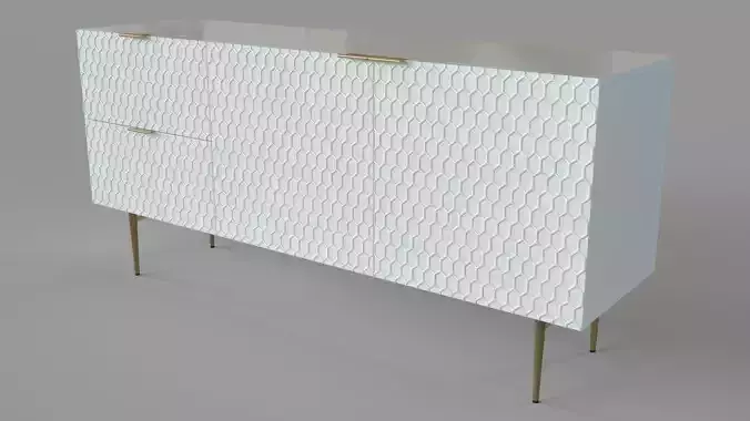 Audrey Dining Buffet Parchment