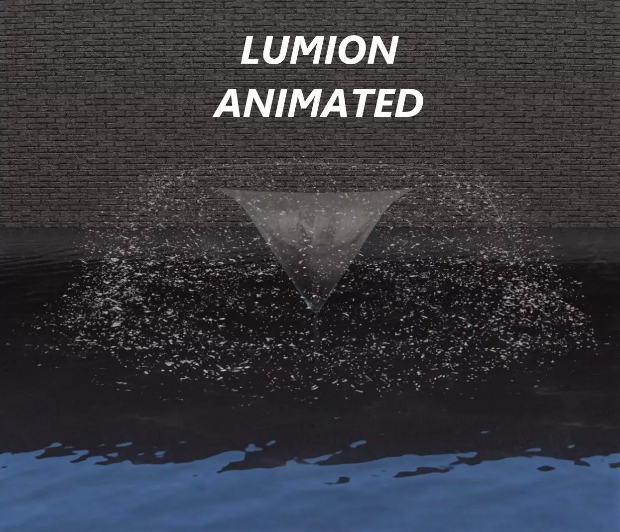 Lumion fountain - animated Low-poly 3D model_0